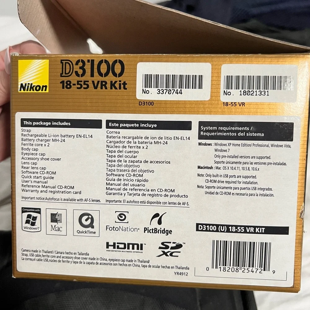 Nikon D3100 18-55 VR KIT